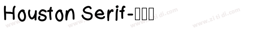 Houston Serif字体转换